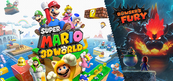 超级马里奥3D世界+狂怒世界、Super Mario 3D World + Bowser\'s Fury(C0014A)